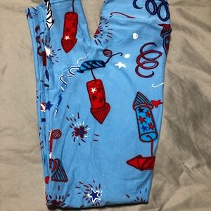Tween Americana LuLaRoe leggings